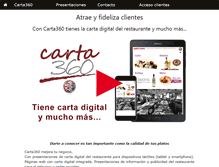 Tablet Screenshot of carta360.com